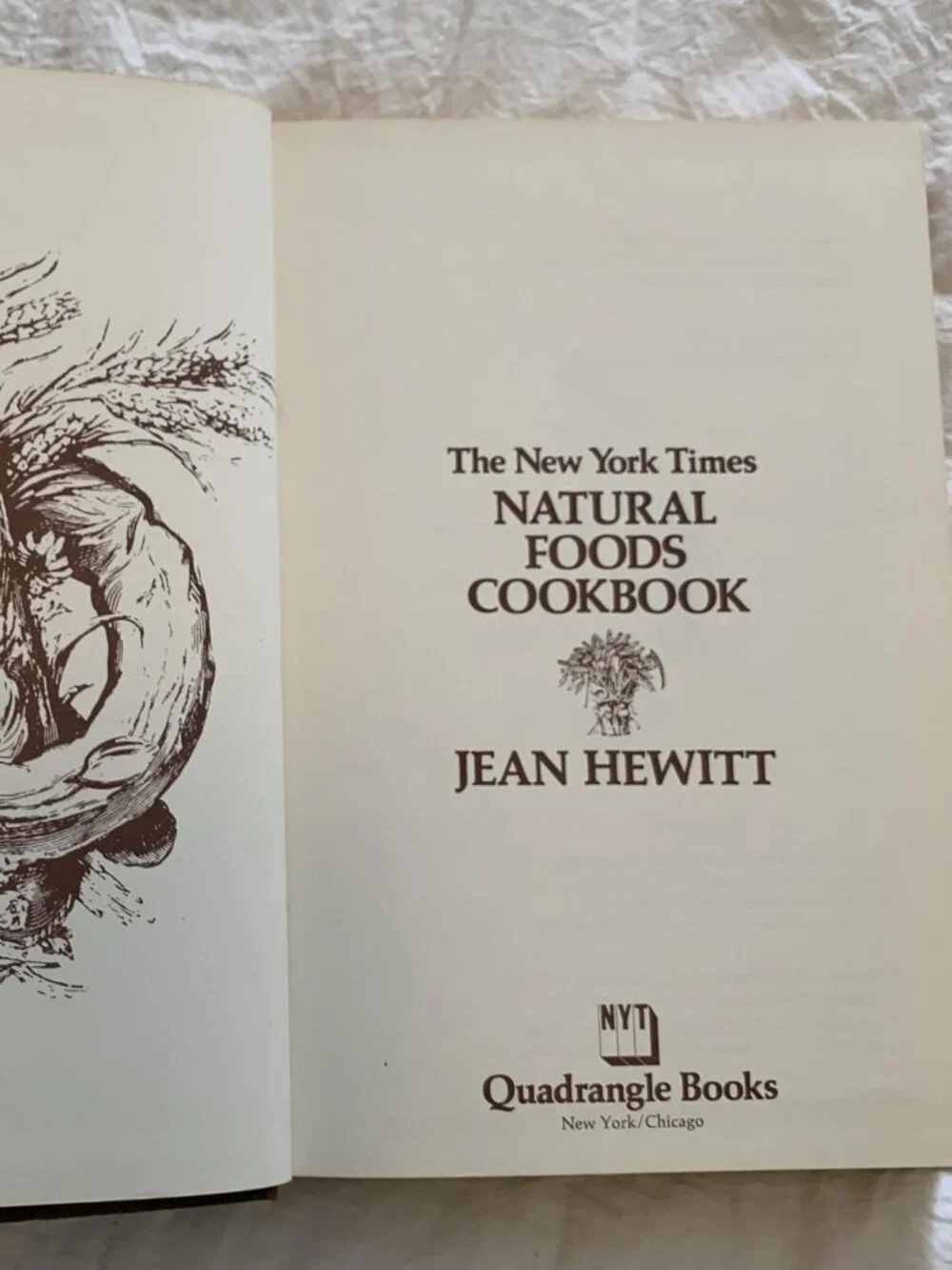 Vintage Whole Foods Cookbooks (2) Jean Hewitt NYT & Kristina Turner
